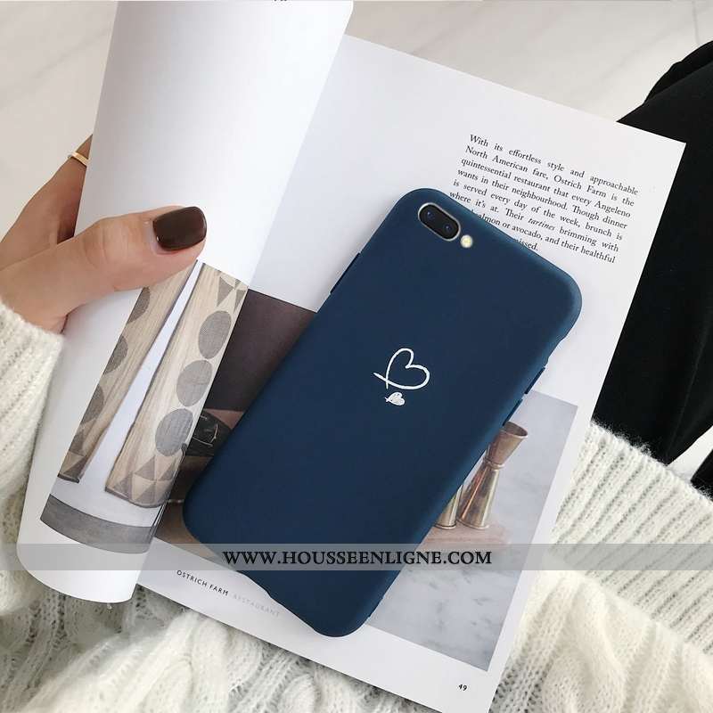 Coque Oppo A5 Protection Ornements Suspendus Étui Téléphone Portable Fluide Doux Incassable Noir