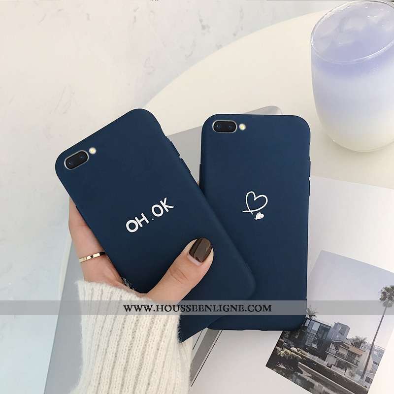 Coque Oppo A5 Protection Ornements Suspendus Étui Téléphone Portable Fluide Doux Incassable Noir