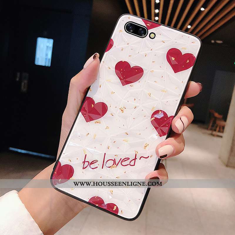 Coque Oppo A5 Protection Personnalité Étui Membrane Fluide Doux Net Rouge