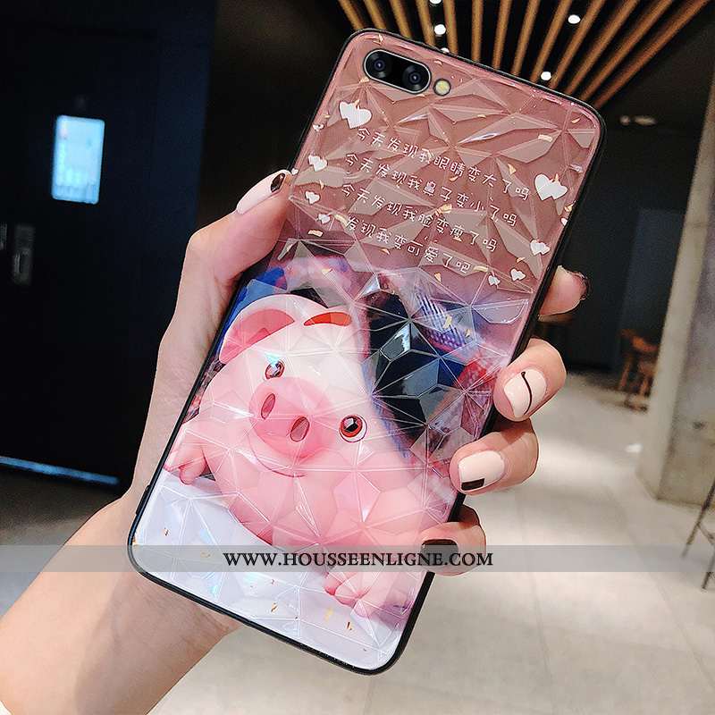 Coque Oppo A5 Protection Personnalité Étui Membrane Fluide Doux Net Rouge