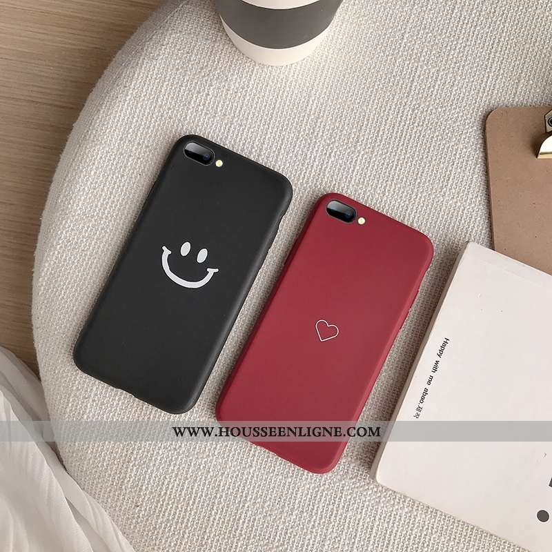 Coque Oppo A5 Silicone Créatif Souriant Incassable Amour Rouge Téléphone Portable