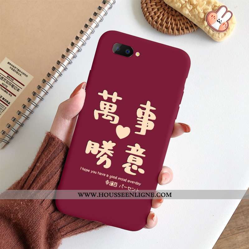 Coque Oppo A5 Silicone Protection Rat Ultra Net Rouge Incassable