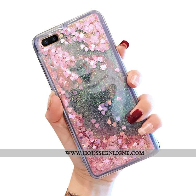 Coque Oppo A5 Tendance Fluide Doux Rose Quicksand Téléphone Portable Nouveau