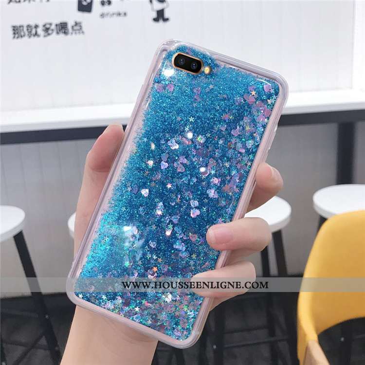 Coque Oppo A5 Tendance Fluide Doux Rose Quicksand Téléphone Portable Nouveau