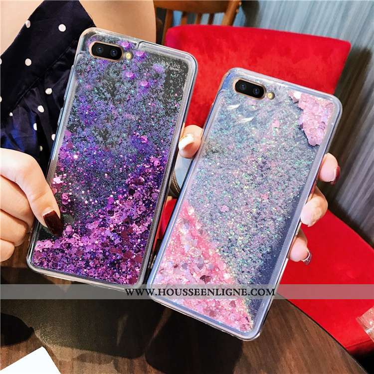 Coque Oppo A5 Tendance Fluide Doux Rose Quicksand Téléphone Portable Nouveau