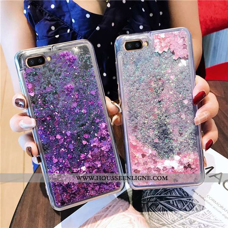 Coque Oppo A5 Tendance Fluide Doux Rose Quicksand Téléphone Portable Nouveau