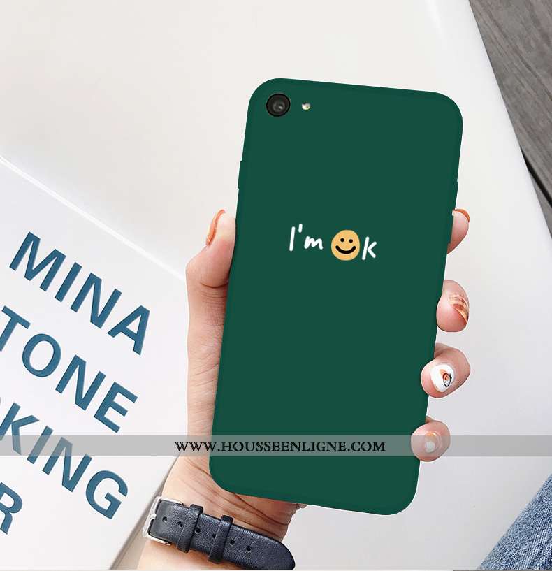 Coque Oppo A5 Tendance Légère Incassable Ultra Protection Fluide Doux Tout Compris Verte
