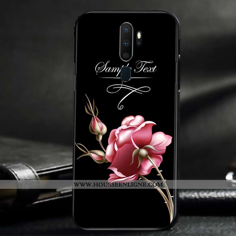 Coque Oppo A9 2020 Créatif Légère Étui Silicone Téléphone Portable Tout Compris Protection Beige