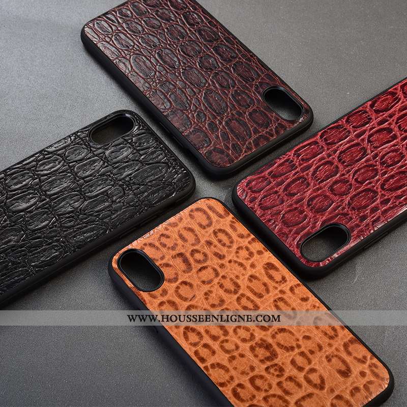 Coque Oppo A9 2020 Cuir Véritable Protection Téléphone Portable Kaki Incassable Étui Couvercle Arriè