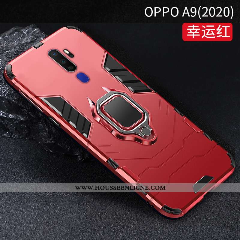Coque Oppo A9 2020 Protection Support Épaissir Noir Étui Incassable