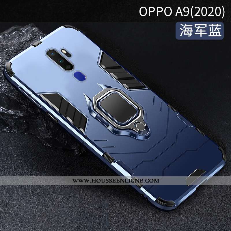 Coque Oppo A9 2020 Protection Support Épaissir Noir Étui Incassable