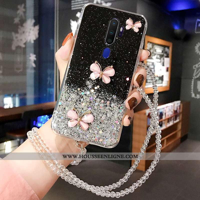 Coque Oppo A9 2020 Tendance Fluide Doux Protection Créatif Téléphone Portable Frais Tout Compris Ros