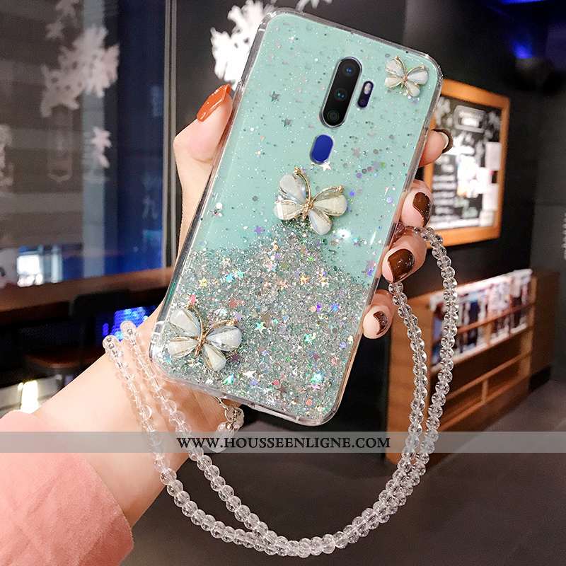 Coque Oppo A9 2020 Tendance Fluide Doux Protection Créatif Téléphone Portable Frais Tout Compris Ros
