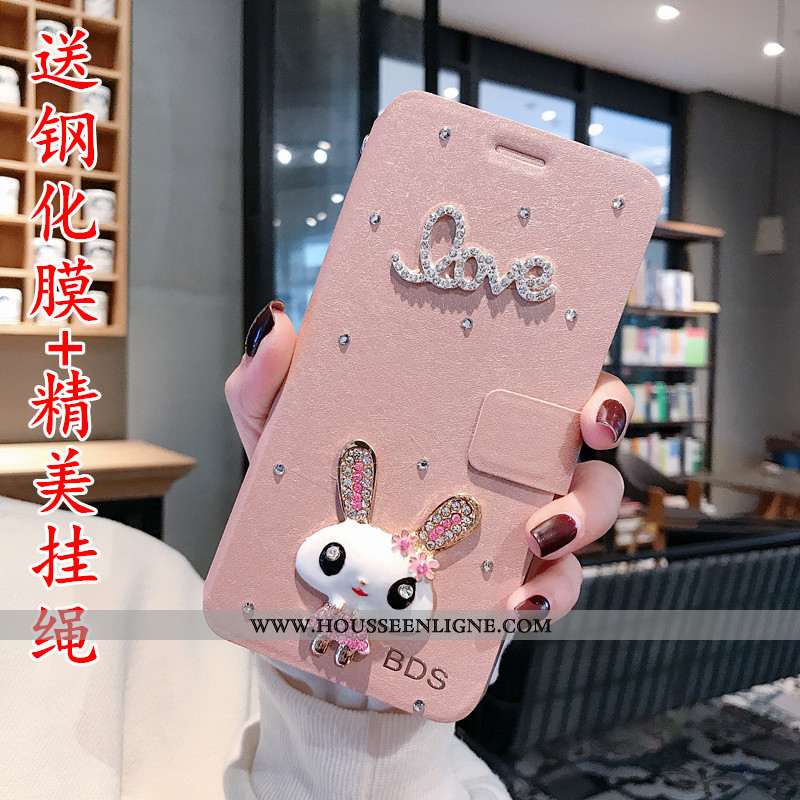 Coque Oppo A91 Créatif Dessin Animé Blanc Clamshell Personnalité Tout Compris Cuir Blanche