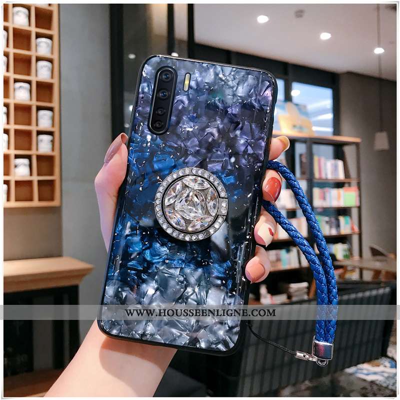Coque Oppo A91 Créatif Tendance Fluide Doux Étui Téléphone Portable Incassable Violet