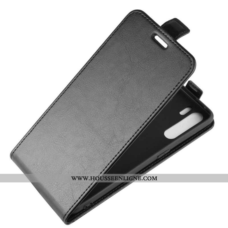 Coque Oppo A91 Cuir Silicone Étui Téléphone Portable Noir Clamshell