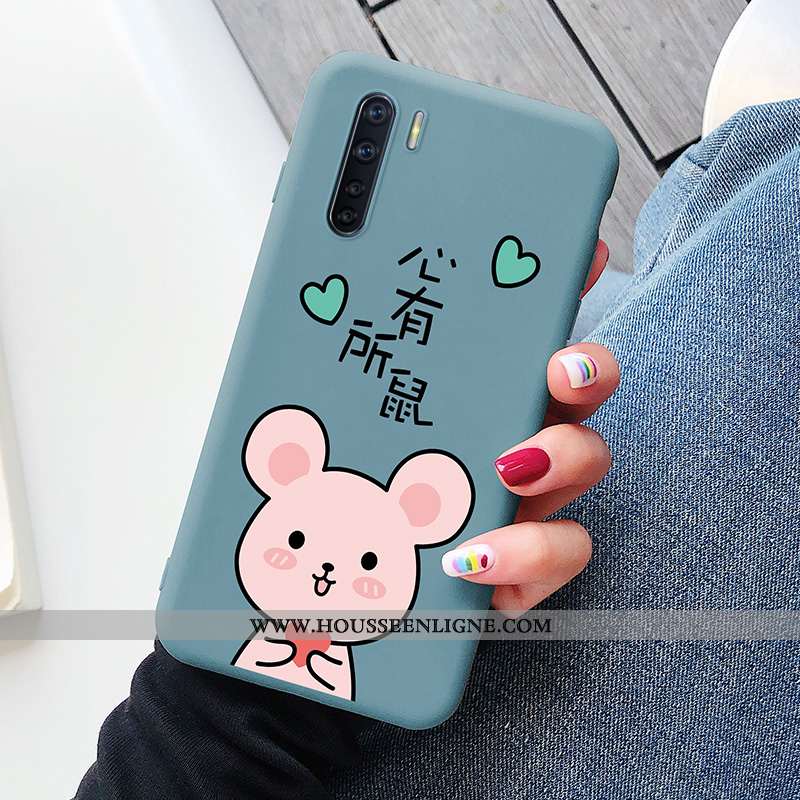 Coque Oppo A91 Fluide Doux Silicone Tendance Tout Compris Ultra Bleu