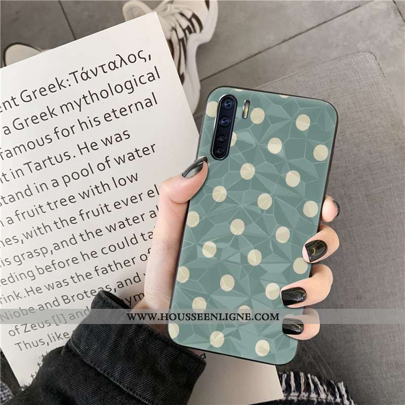 Coque Oppo A91 Protection Modèle Fleurie Orange Étui Fluide Doux Téléphone Portable