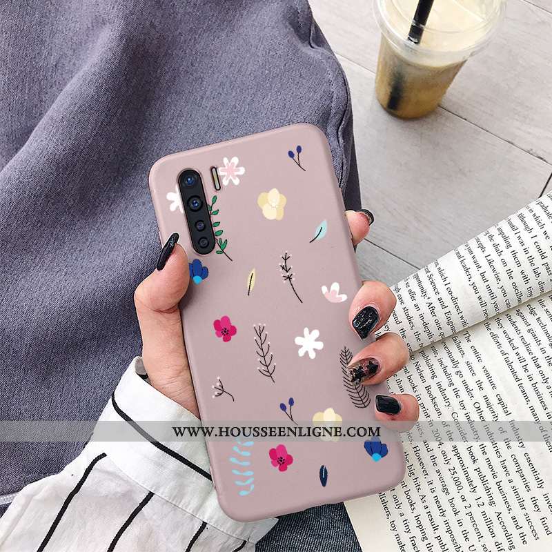 Coque Oppo A91 Silicone Protection Frais Tendance Téléphone Portable Étui Bleu