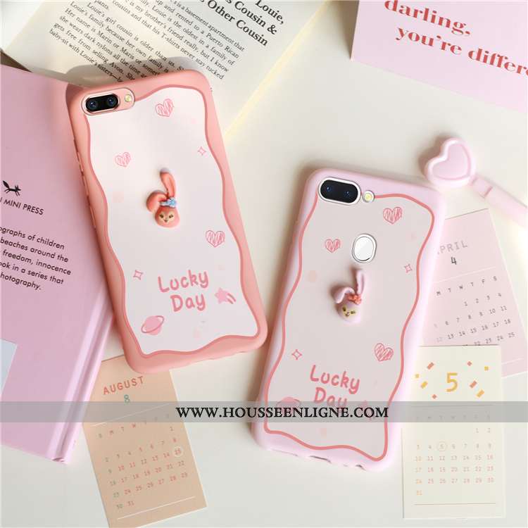 Coque Oppo Ax5 Charmant Tendance Rose Simple Créatif Protection