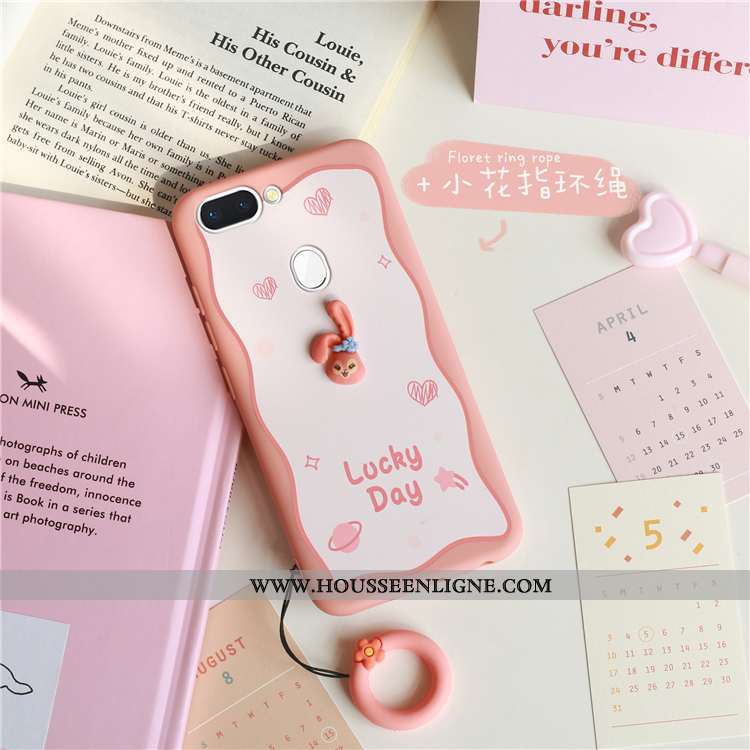 Coque Oppo Ax5 Charmant Tendance Rose Simple Créatif Protection