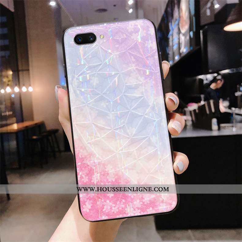 Coque Oppo Ax5 Dessin Animé Modèle Fleurie Personnalité Téléphone Portable Amoureux Difficile Nouvea