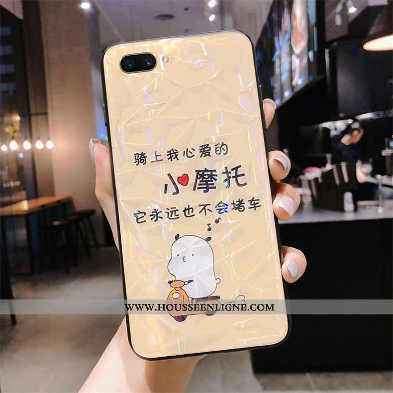 Coque Oppo Ax5 Dessin Animé Modèle Fleurie Personnalité Téléphone Portable Amoureux Difficile Nouvea