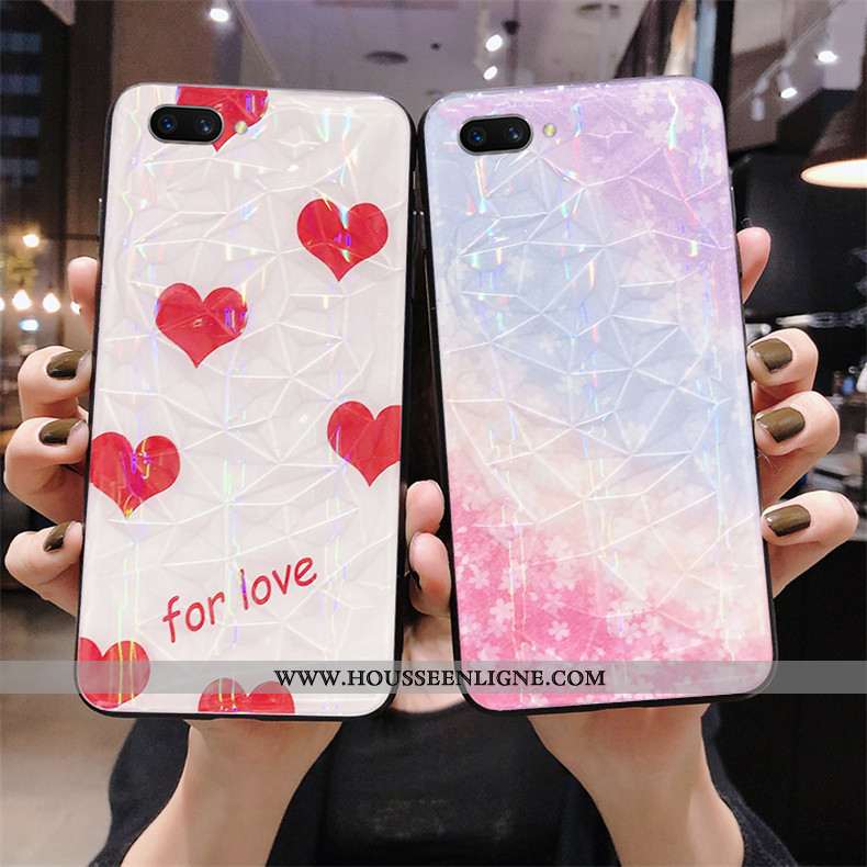 Coque Oppo Ax5 Dessin Animé Modèle Fleurie Personnalité Téléphone Portable Amoureux Difficile Nouvea