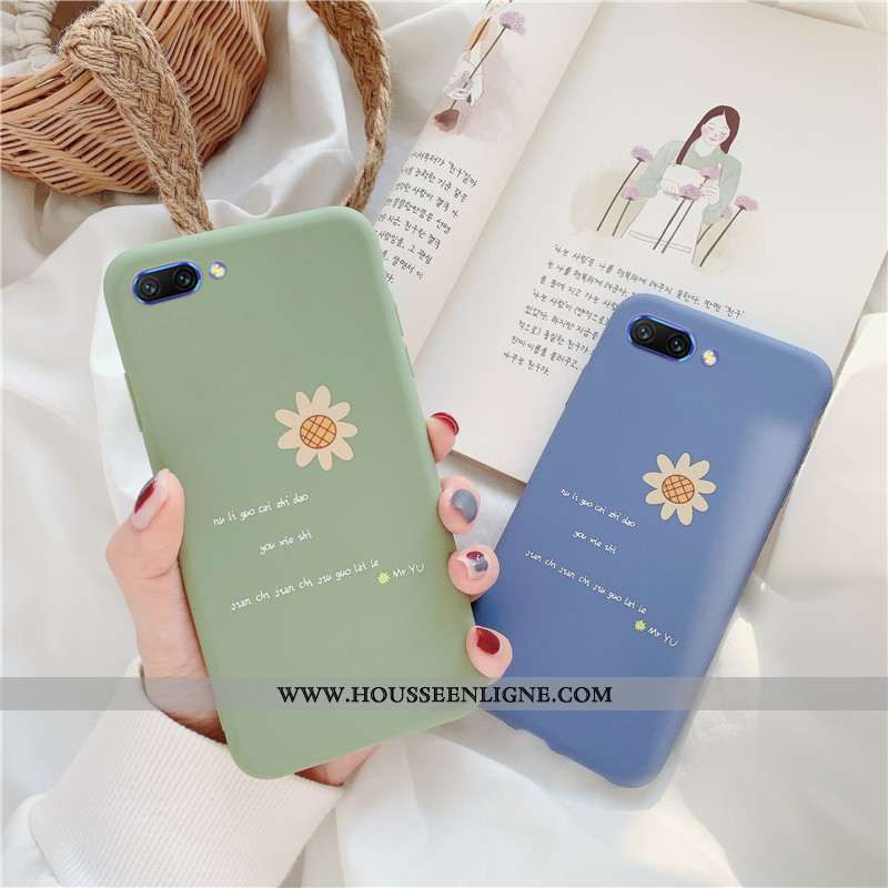 Coque Oppo Ax5 Fluide Doux Silicone Incassable Protection Bleu Délavé En Daim Simple