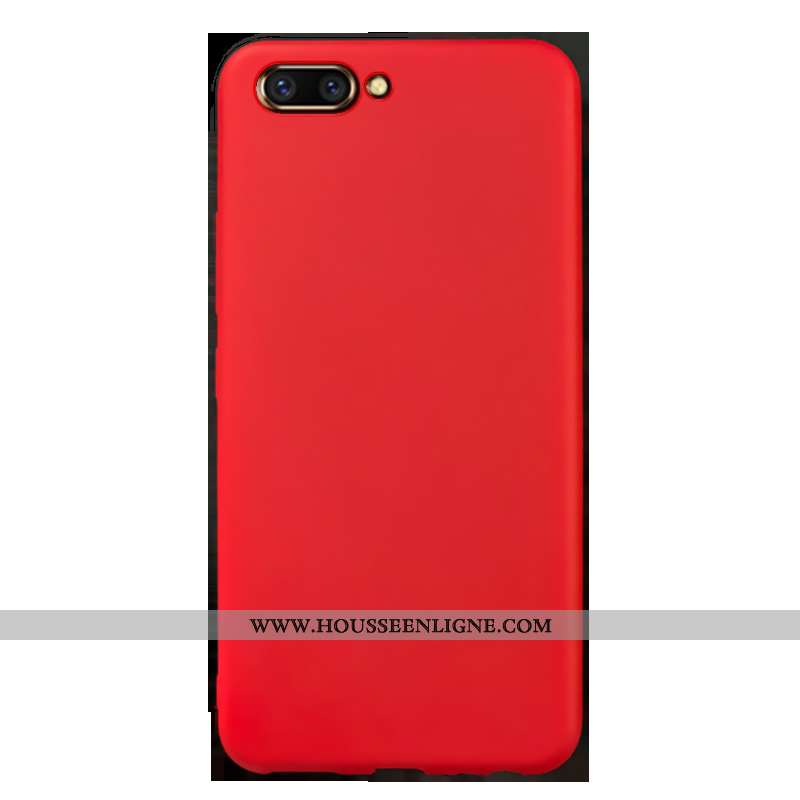 Coque Oppo Ax5 Fluide Doux Silicone Personnalité Incassable Rouge Protection