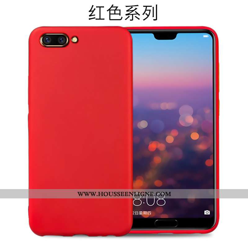 Coque Oppo Ax5 Fluide Doux Silicone Personnalité Incassable Rouge Protection