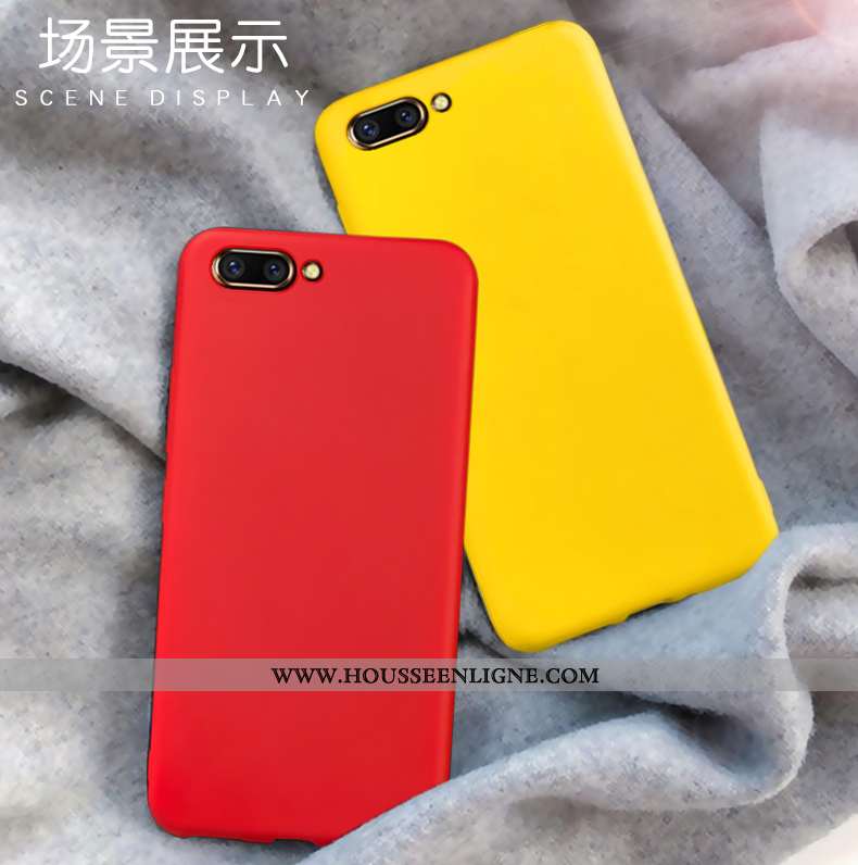 Coque Oppo Ax5 Fluide Doux Silicone Personnalité Incassable Rouge Protection