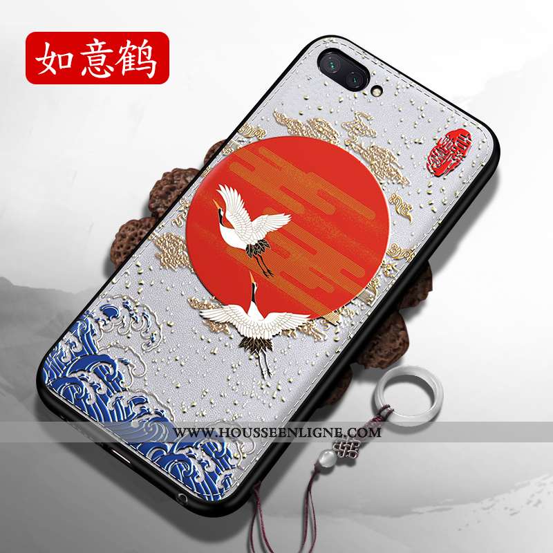 Coque Oppo Ax5 Fluide Doux Silicone Tout Compris Gris Légère Chaud Délavé En Daim