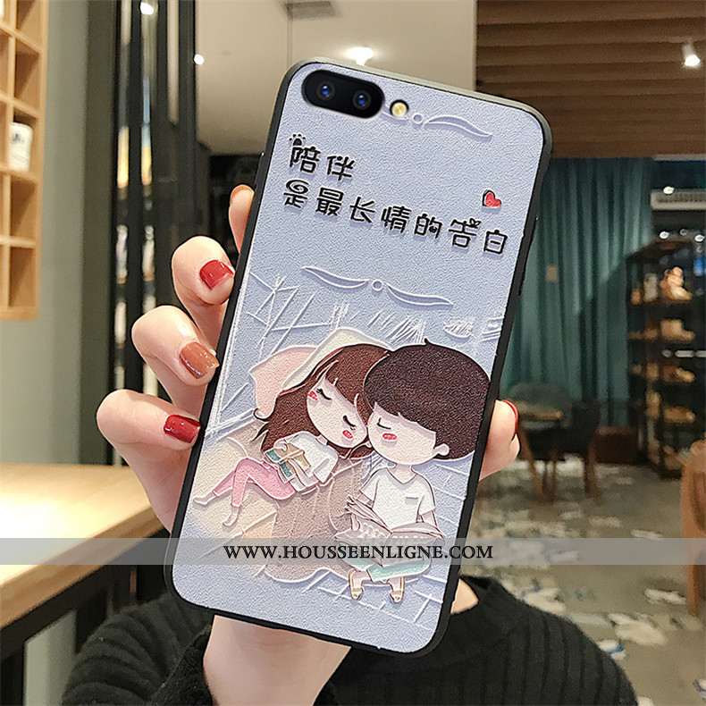 Coque Oppo Ax5 Protection Personnalité Gris Dessin Animé Incassable Amoureux