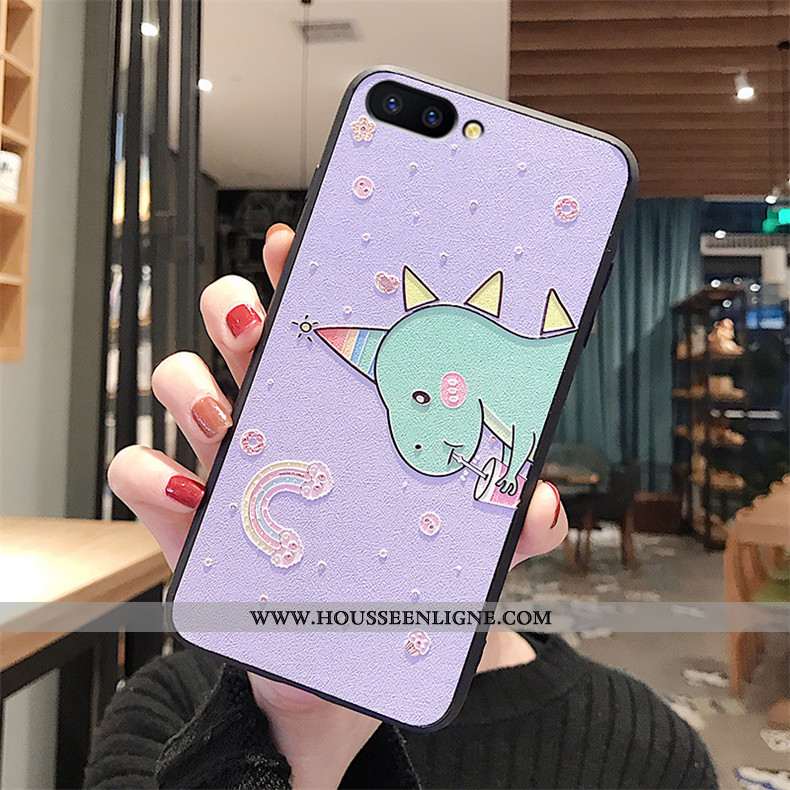 Coque Oppo Ax5 Protection Personnalité Gris Dessin Animé Incassable Amoureux