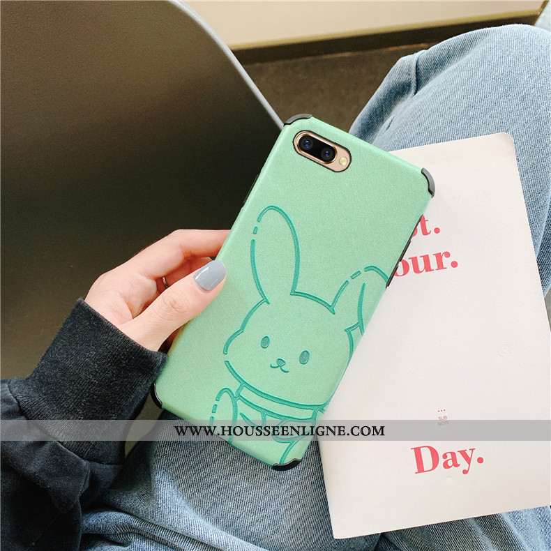 Coque Oppo Ax5 Silicone Créatif Incassable Téléphone Portable Amoureux Fluide Doux Verte