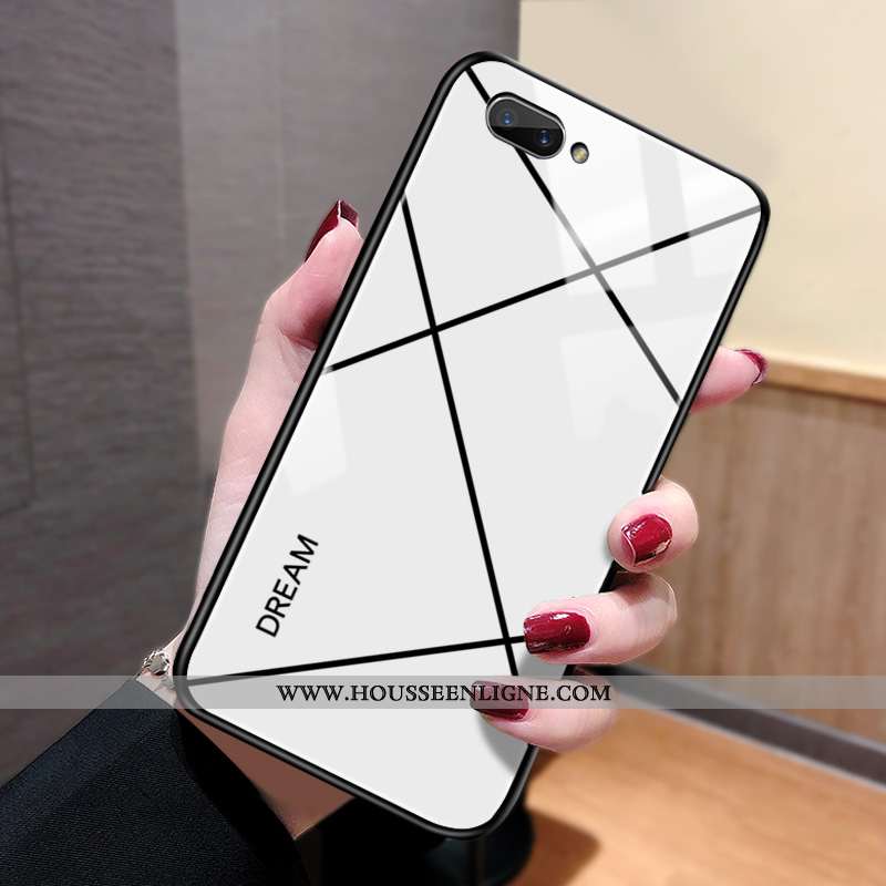Coque Oppo Ax5 Tendance Mode Tout Compris Étui Protection Créatif Blanche