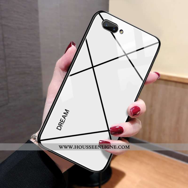 Coque Oppo Ax5 Tendance Mode Tout Compris Étui Protection Créatif Blanche