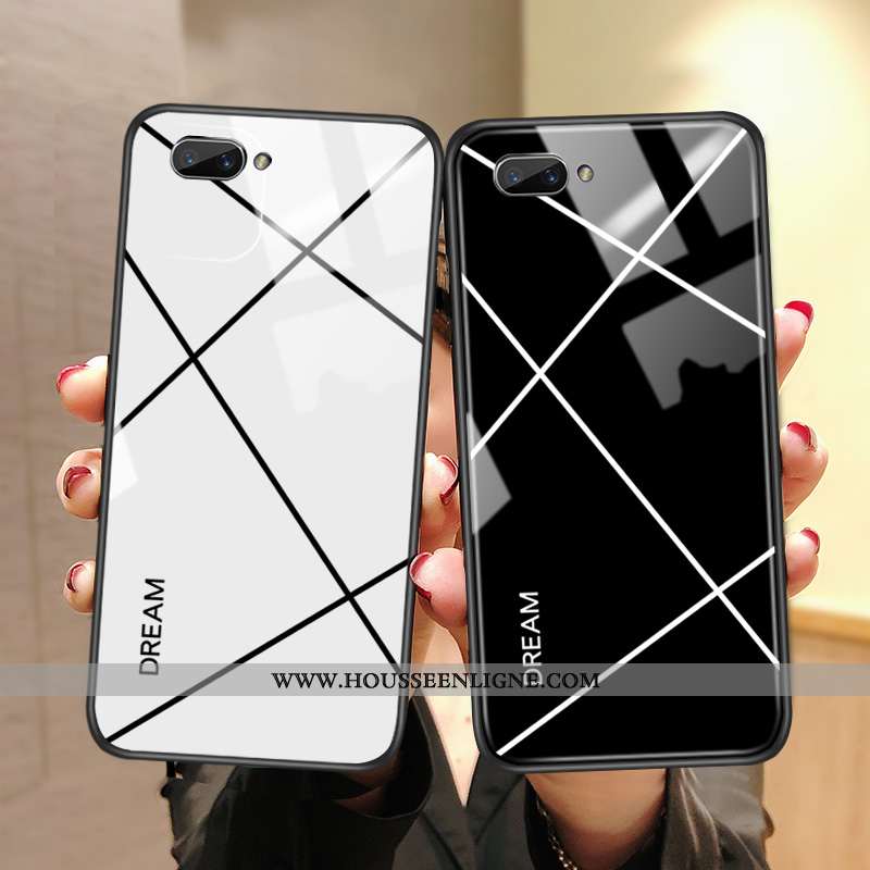 Coque Oppo Ax5 Tendance Mode Tout Compris Étui Protection Créatif Blanche