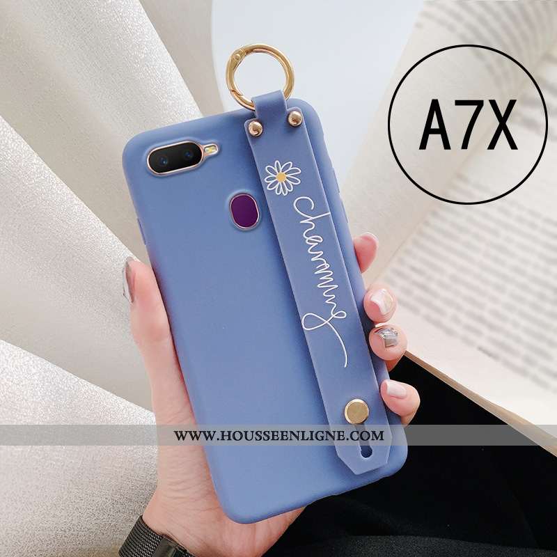 Coque Oppo Ax7 Fluide Doux Silicone Petit Vert Téléphone Portable Légère Verte