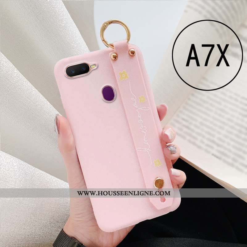 Coque Oppo Ax7 Fluide Doux Silicone Petit Vert Téléphone Portable Légère Verte