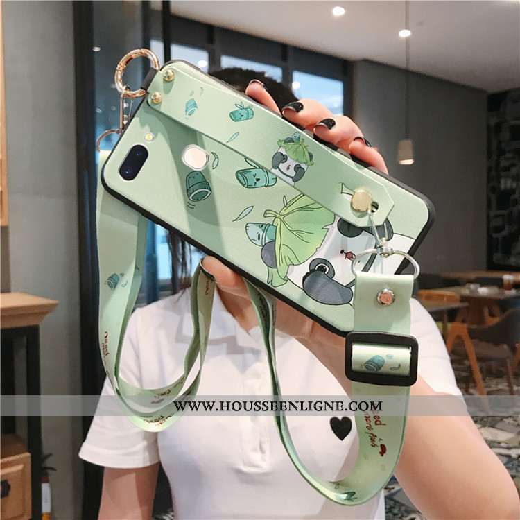 Coque Oppo Ax7 Personnalité Créatif Fluide Doux Dessin Animé Incassable Tendance Ornements Suspendus