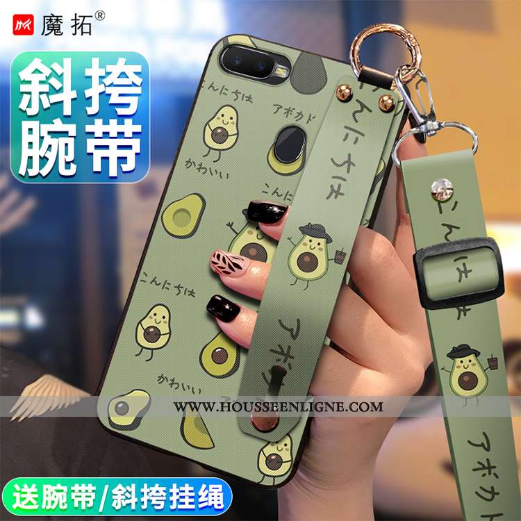 Coque Oppo Ax7 Personnalité Créatif Fluide Doux Dessin Animé Incassable Tendance Ornements Suspendus