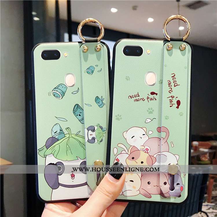 Coque Oppo Ax7 Personnalité Créatif Fluide Doux Dessin Animé Incassable Tendance Ornements Suspendus
