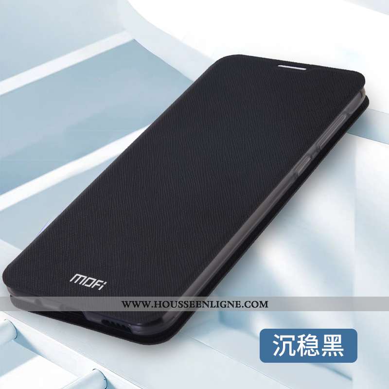 Coque Oppo Ax7 Protection Cuir Rose Étui Simple Silicone
