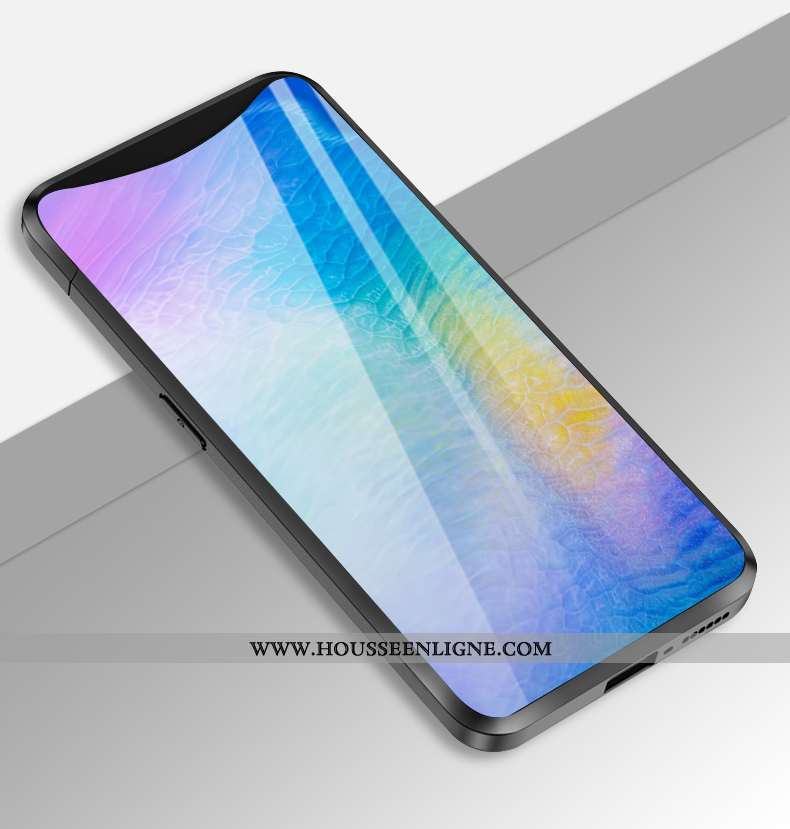 Coque Oppo Find X Verre Créatif Silicone Simple Incassable Europe Coloré