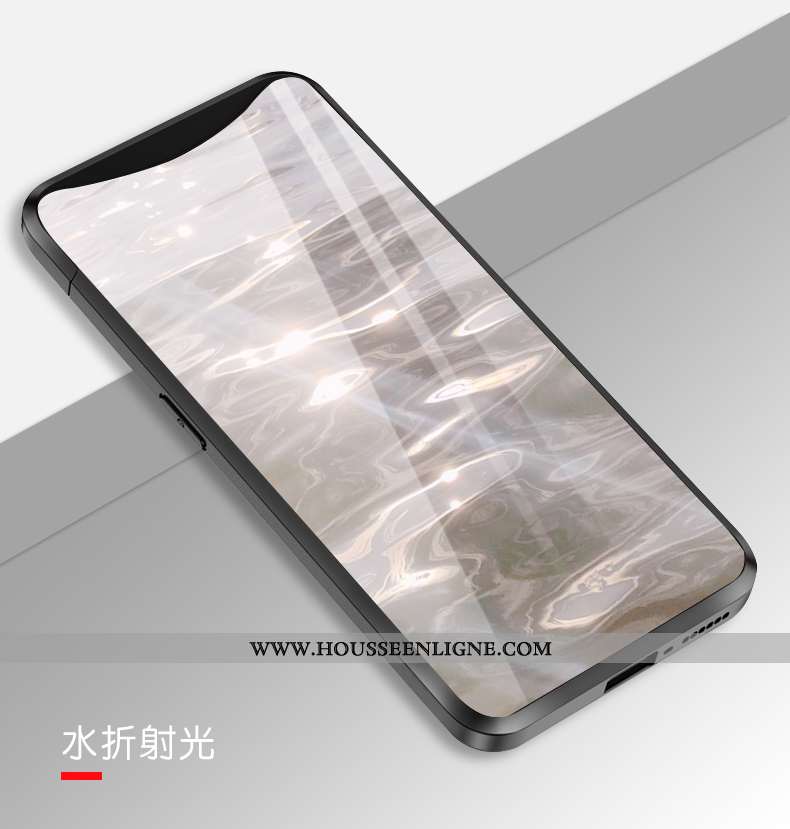 Coque Oppo Find X Verre Créatif Silicone Simple Incassable Europe Coloré