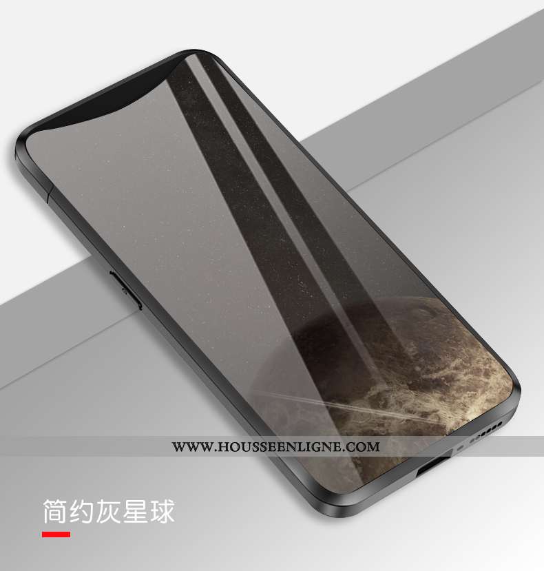 Coque Oppo Find X Verre Personnalité Amoureux Clair Univers Noir