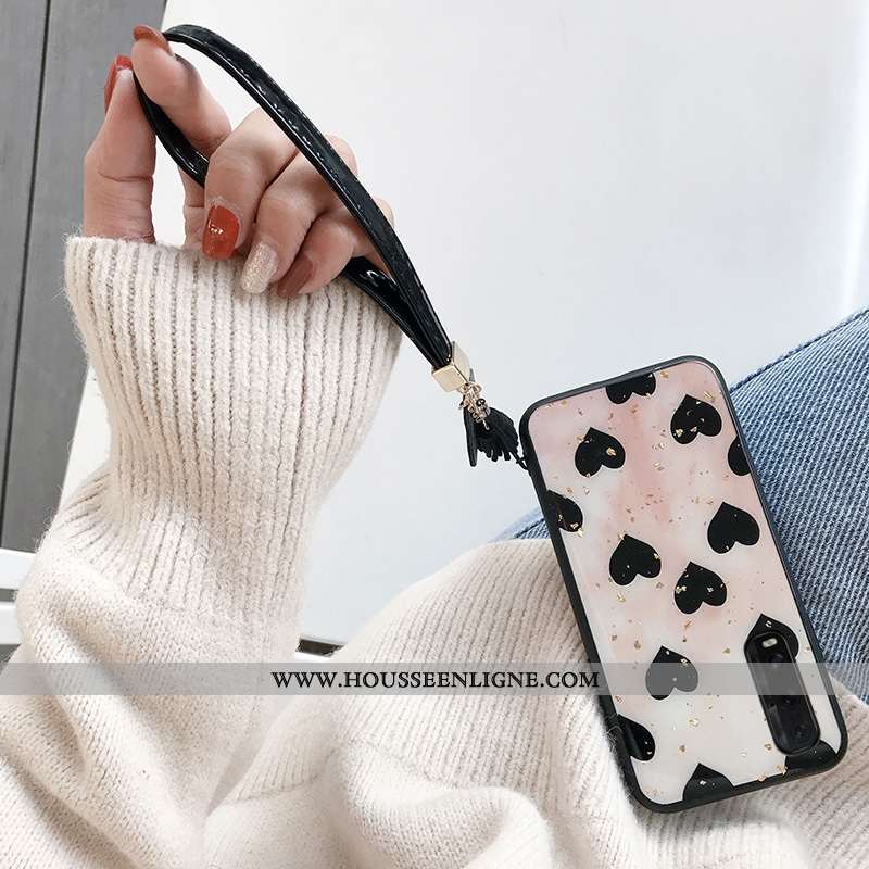 Coque Oppo Find X2 Pro Charmant Fluide Doux Protection Téléphone Portable Silicone Net Rouge Beige