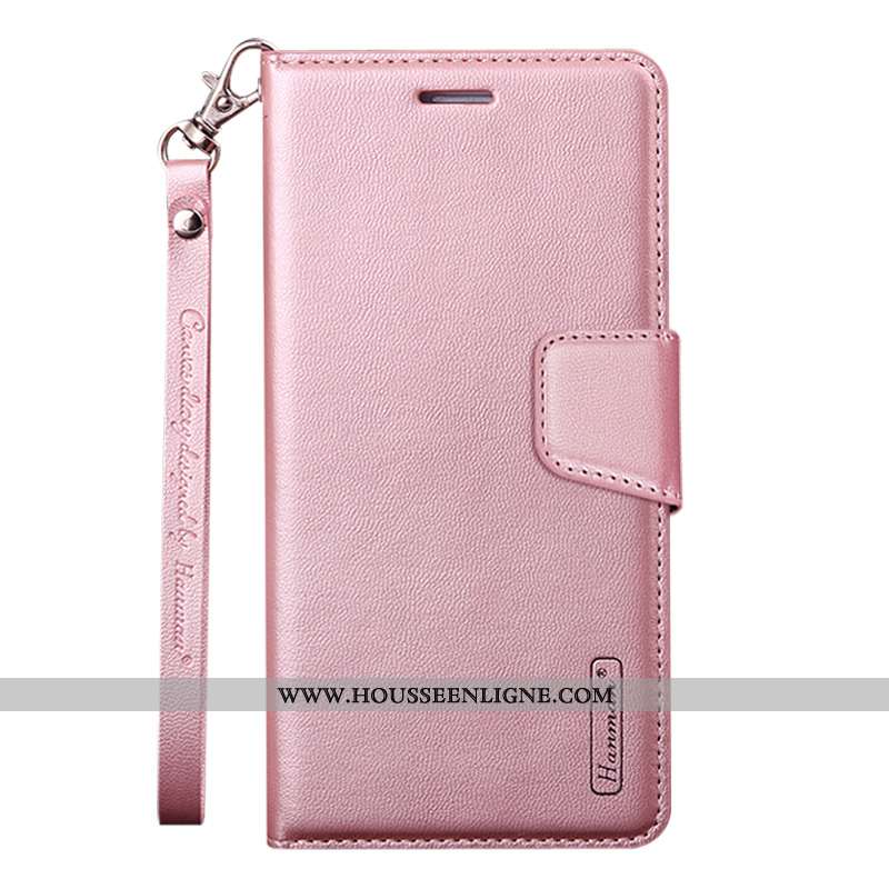 Coque Oppo Find X2 Pro Ornements Suspendus Cuir Téléphone Portable Housse Étui Carte Rose